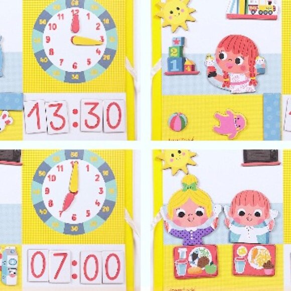 New Sealed Janod Magneti’Book Learn to Tell The Time • 3 to 8 Years - Picture 7 of 13